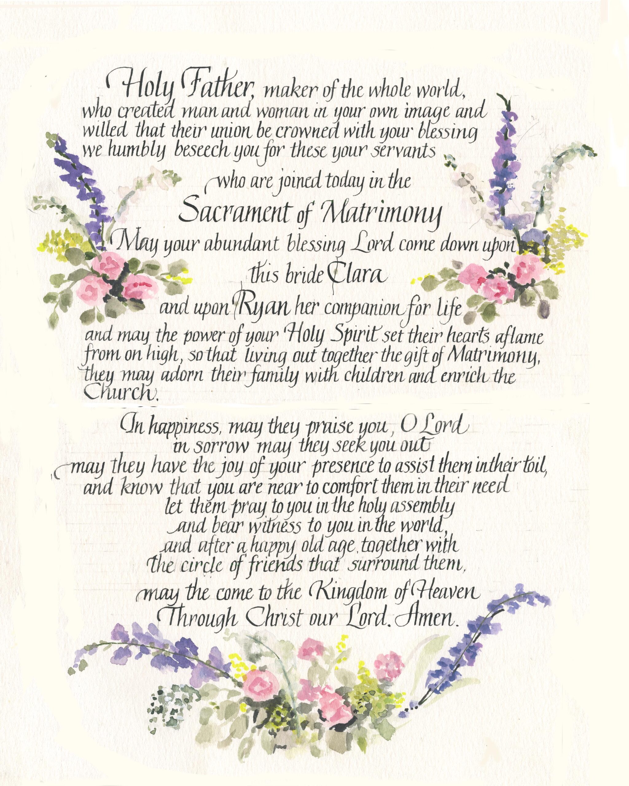 Wedding Vows Commission